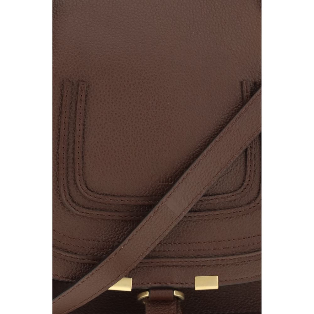Bolso de mano Chloé de piel de becerro marrón Bos Taurus