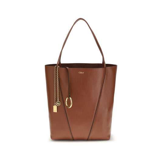 Chloé Bolso De Hombro En Piel De Becerro Bos Taurus Marrón
