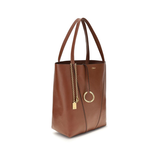 Chloé Bolso De Hombro En Piel De Becerro Bos Taurus Marrón