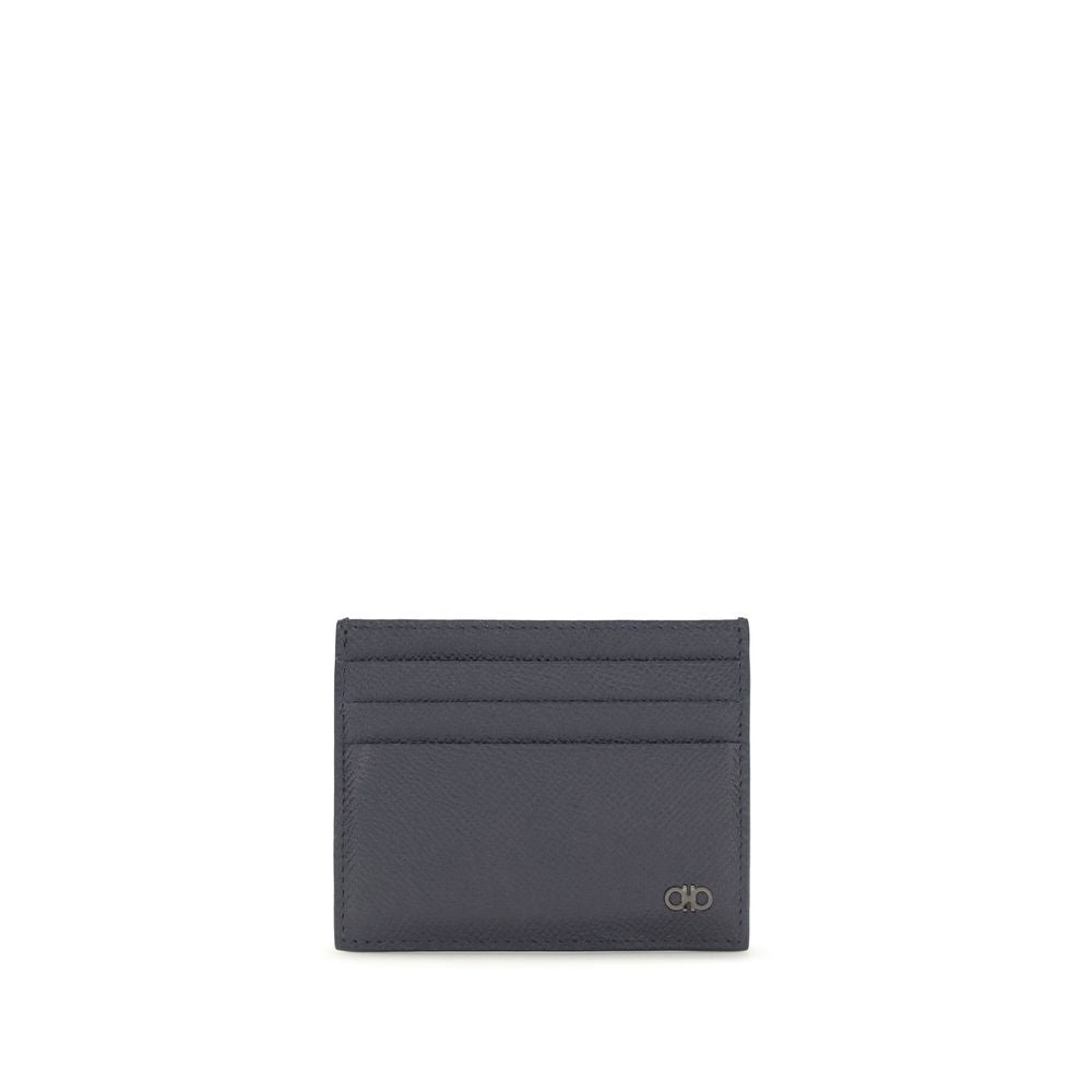 Cartera Ferragamo de piel de becerro azul Bos Taurus