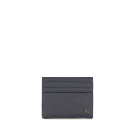 Cartera Ferragamo de piel de becerro azul Bos Taurus