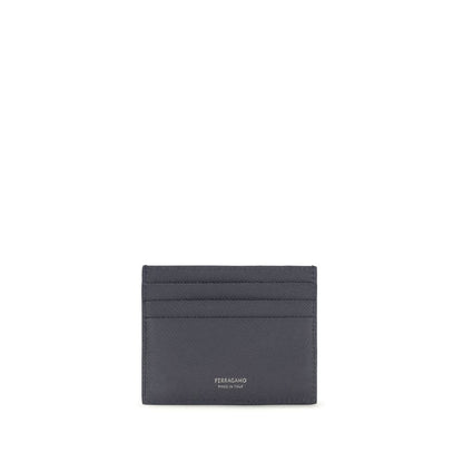 Cartera Ferragamo de piel de becerro azul Bos Taurus