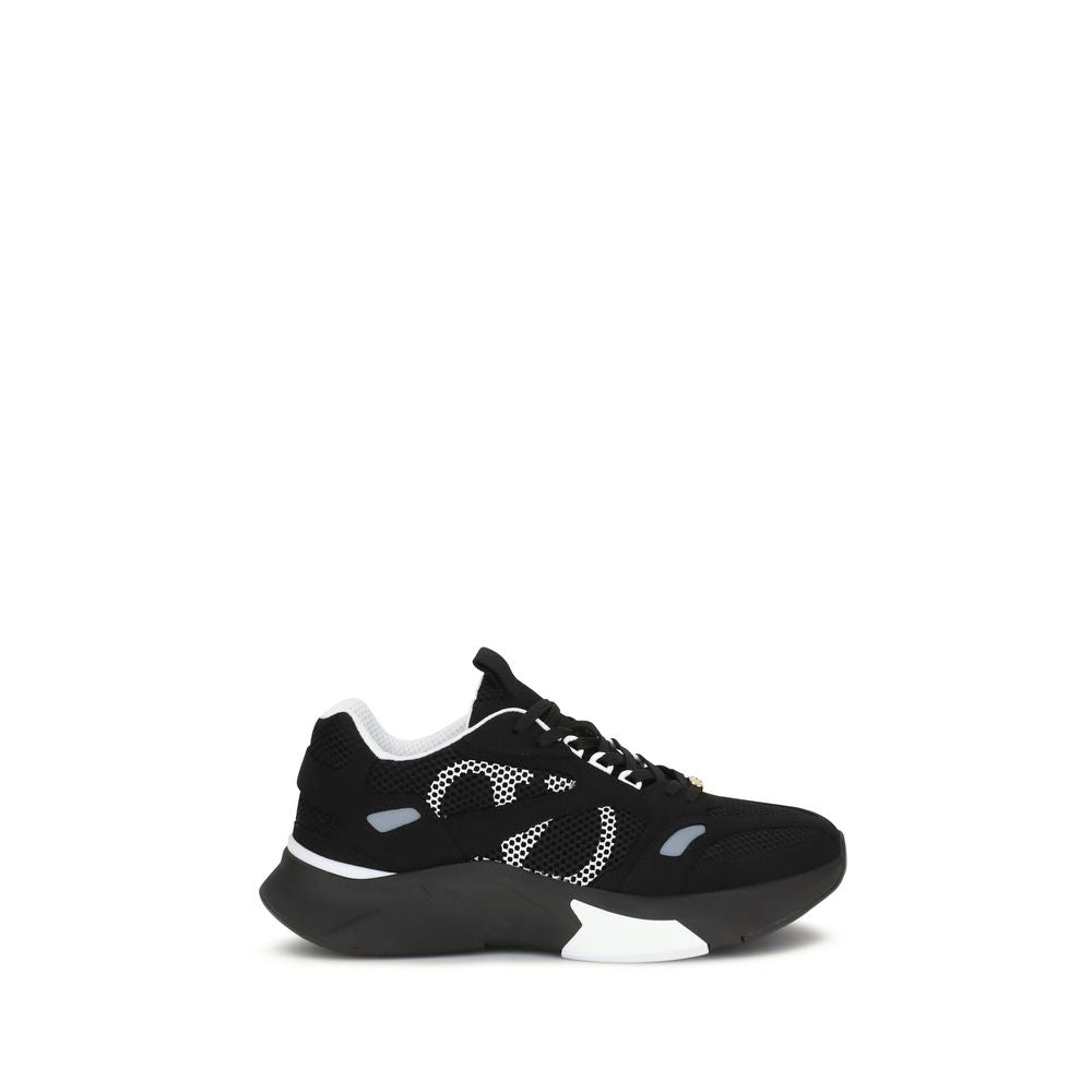 Baskets basses Valentino Garavani en tissu noir