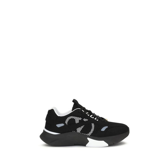 Valentino Garavani Black Fabric Low-Top Sneakers