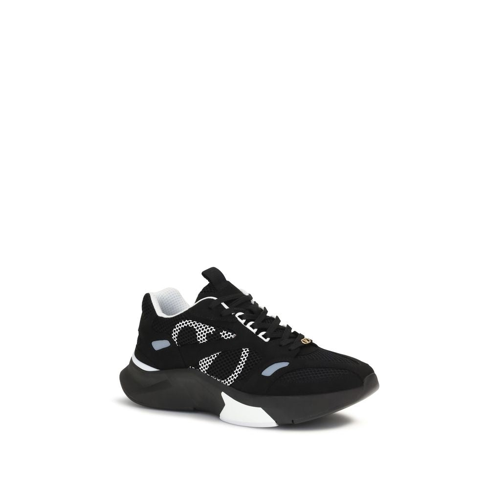 Baskets basses Valentino Garavani en tissu noir
