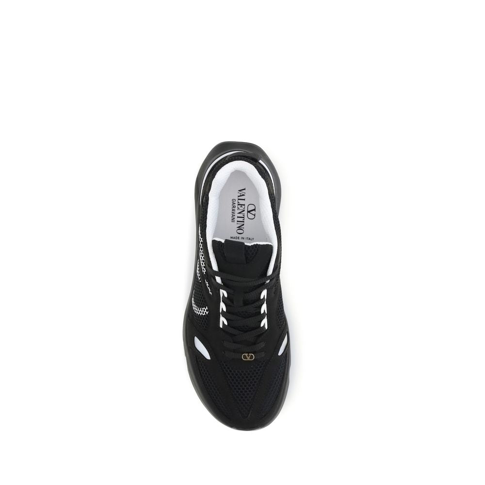 Baskets basses Valentino Garavani en tissu noir