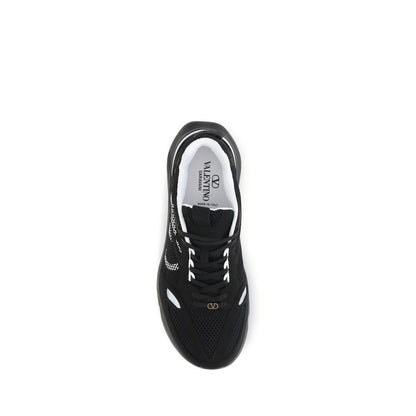 Baskets basses Valentino Garavani en tissu noir