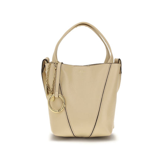 Bolso De Hombro Chloé De Cuero Bos Taurus Beige Versátil