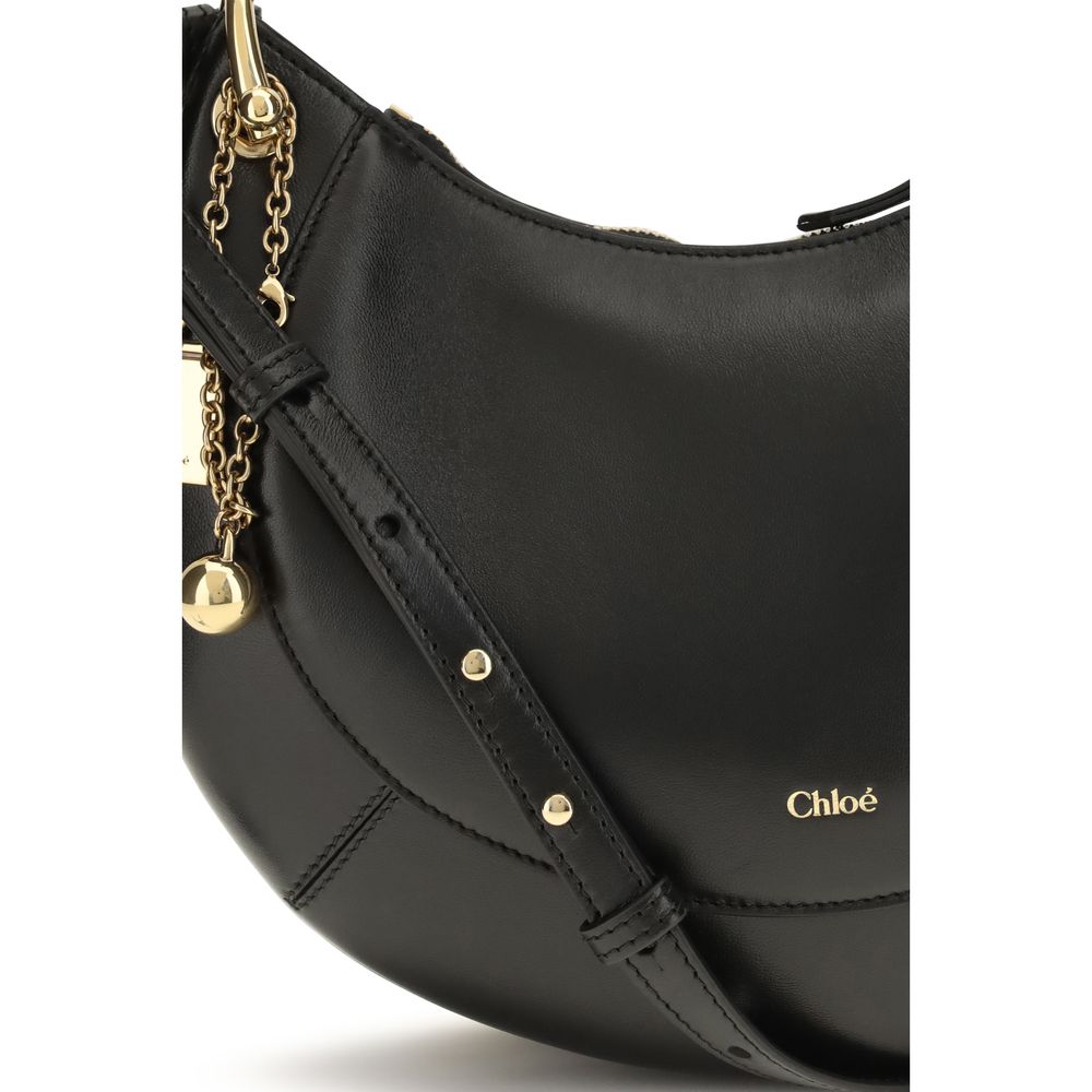 Bolso de Hombro Chloé de Piel de Becerro Negra Bos Taurus