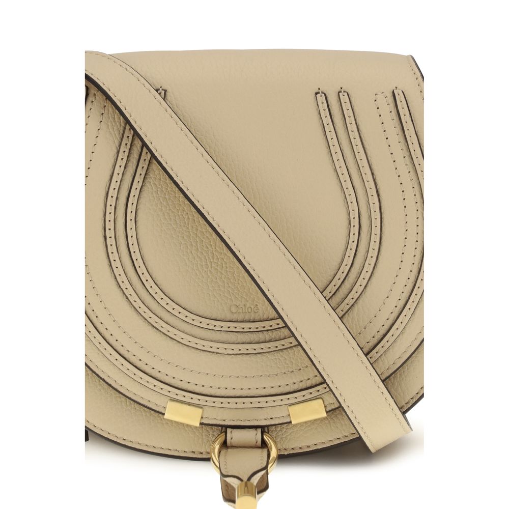 Bolso de hombro Chloé de piel de becerro beige Bos Taurus