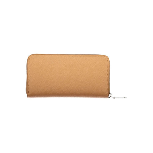 Cartera de mujer de poliuretano marrón Mario Valentino