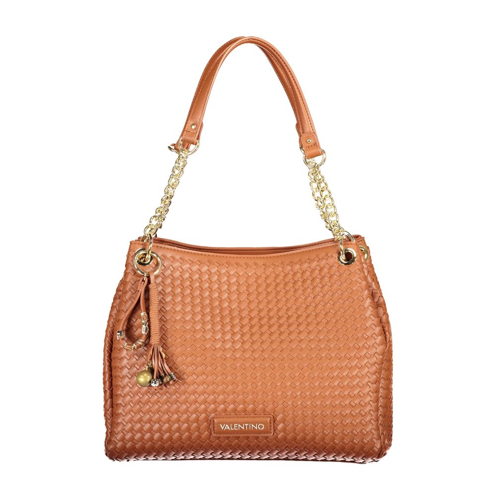 Bolso de mujer Mario Valentino marrón de poliuretano con asas de hombro