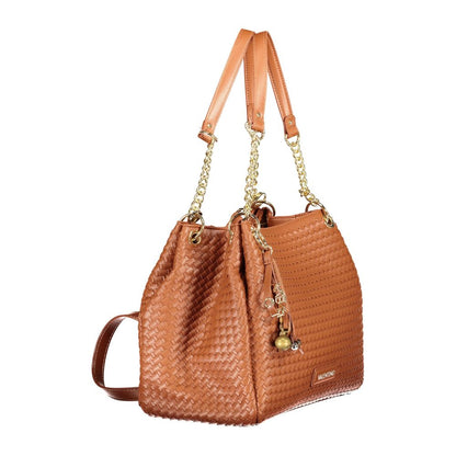 Bolso de mujer Mario Valentino marrón de poliuretano con asas de hombro