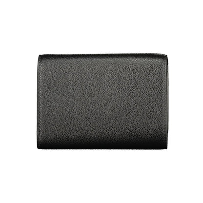 Cartera de mujer de poliuretano negro Mario Valentino