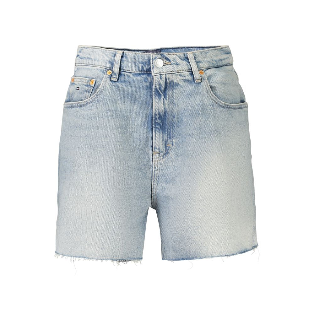 Pantalón corto de algodón Azzurro de Tommy Hilfiger para mujer