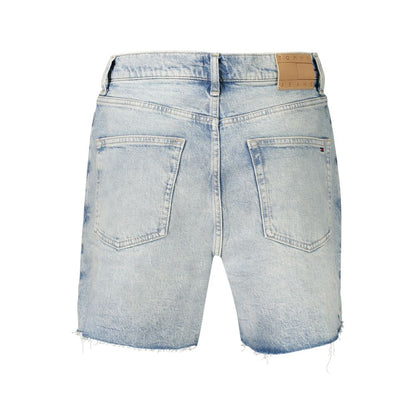 Pantalón corto de algodón Azzurro de Tommy Hilfiger para mujer