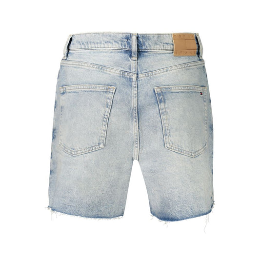 Pantalón corto de algodón Azzurro de Tommy Hilfiger para mujer