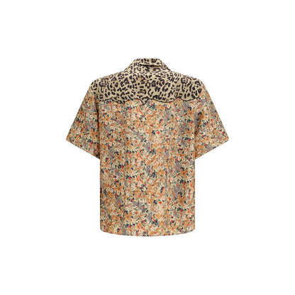 Camisa Valentino Garavani de Seda Multicolor Estampada