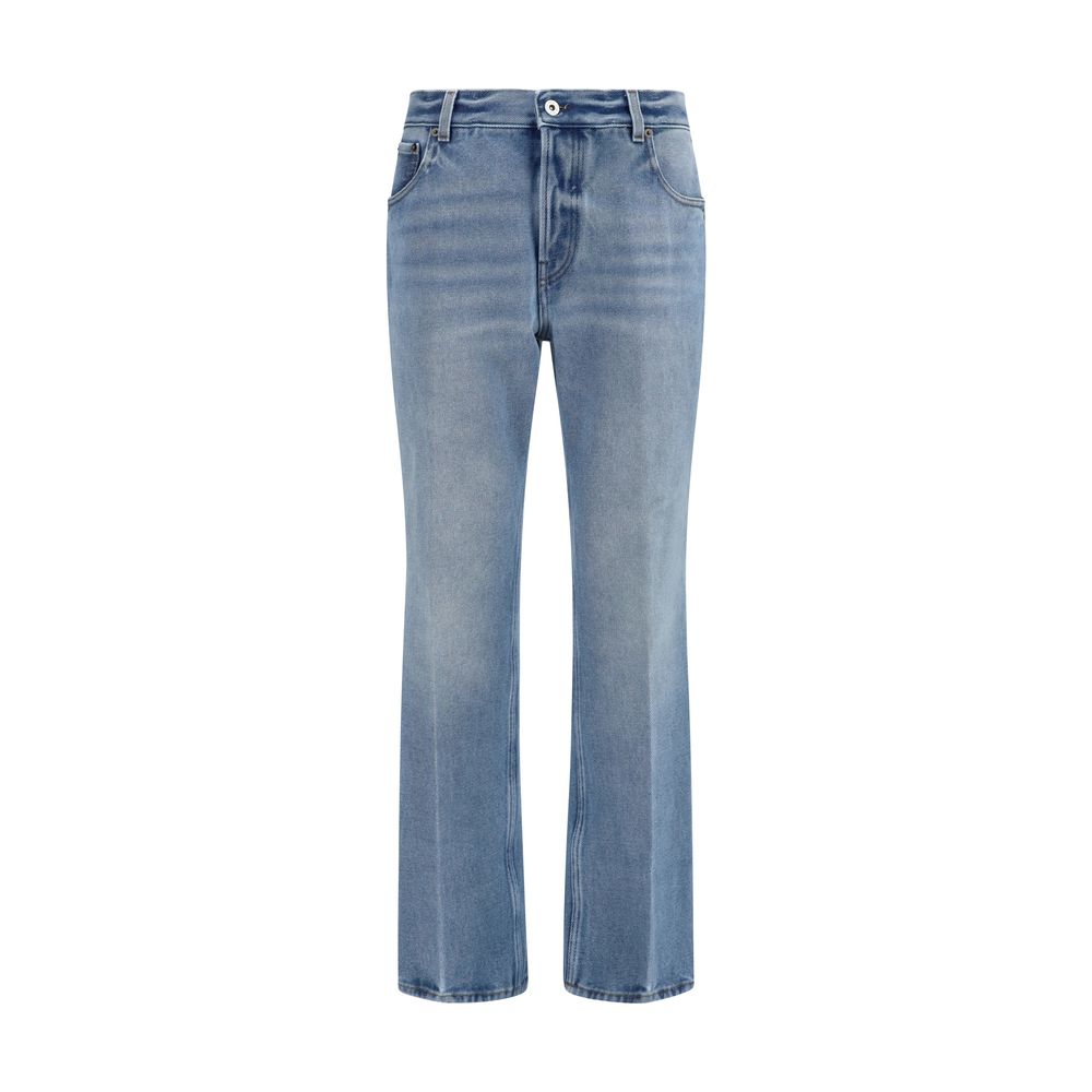 Jean Miu Miu bleu en polyester coupe décontractée