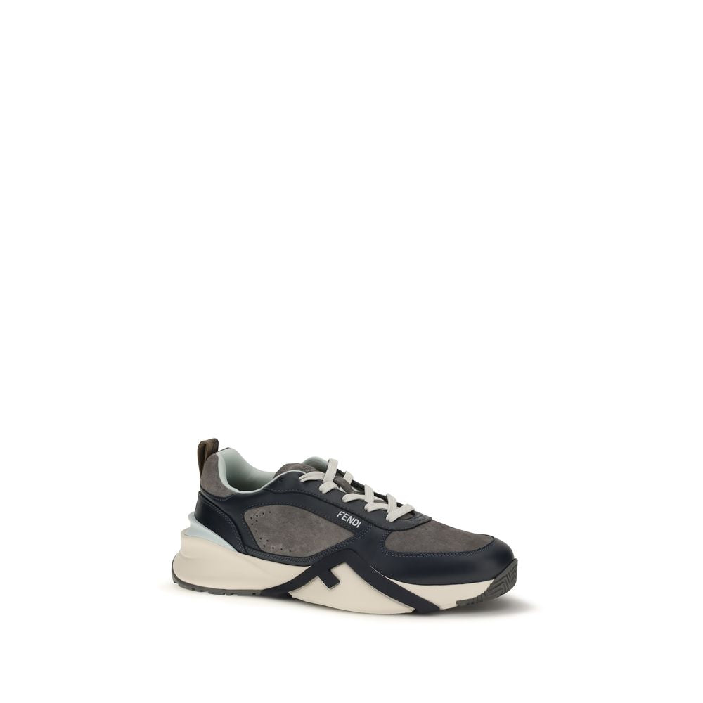 Baskets Fendi Multicolores Cuir De Veau Bos Taurus