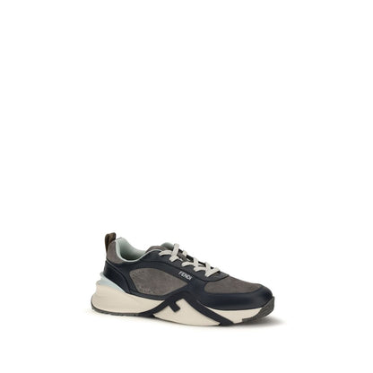 Baskets Fendi Multicolores Cuir De Veau Bos Taurus