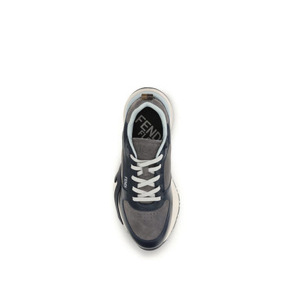 Baskets Fendi Multicolores Cuir De Veau Bos Taurus