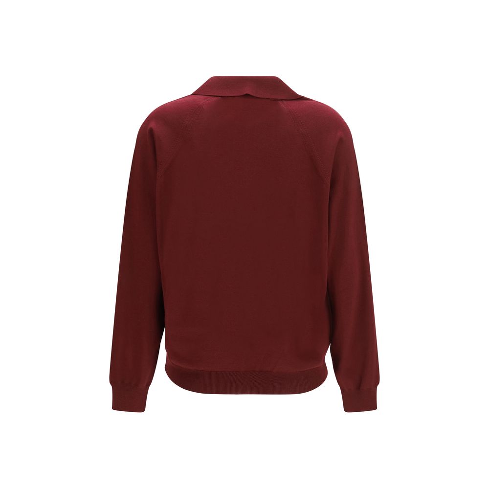 Miu Miu Cardigan - Laine Bordeaux Finition Douce Ovis Adres