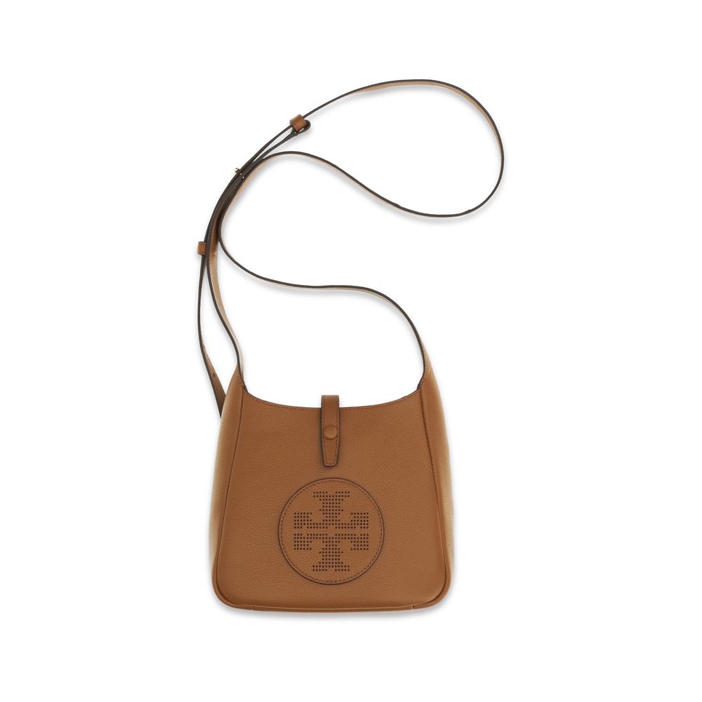 Bolso de Hombro Tory Burch de Piel de Becerro Marrón Bos Taurus