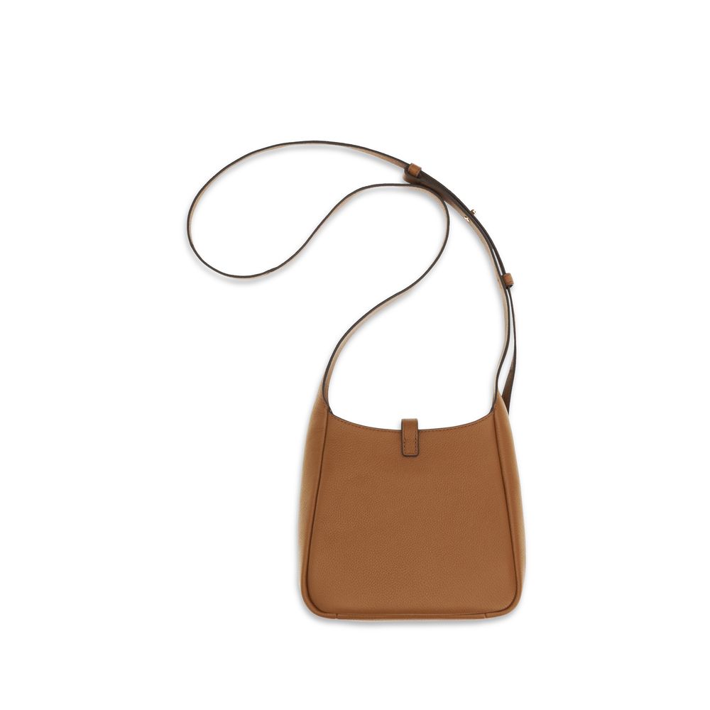 Bolso de Hombro Tory Burch de Piel de Becerro Marrón Bos Taurus