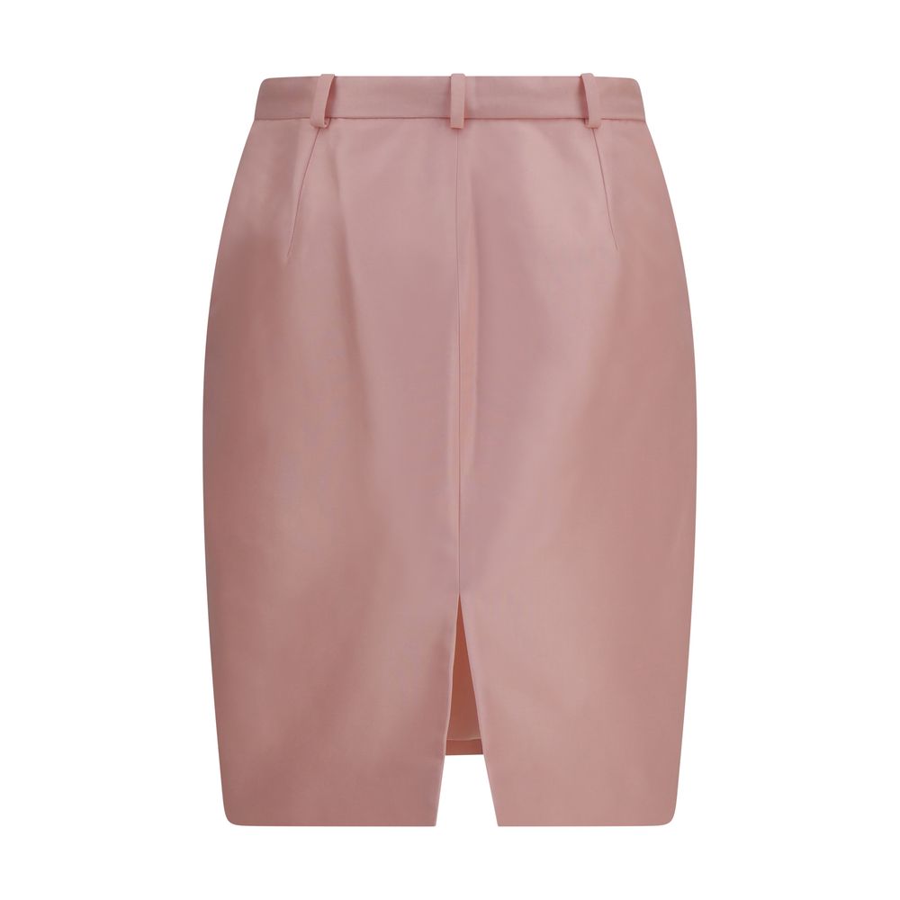 Falda Corta De Seda Multicolor Gucci Vestir Y Combinar