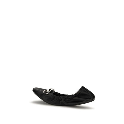 Ballerines Gucci en cuir de veau noires Bos Taurus