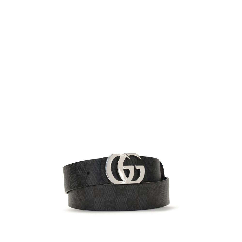 Cinturón Gucci de algodón negro