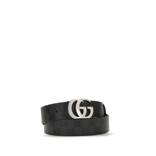 Cinturón Gucci de algodón negro