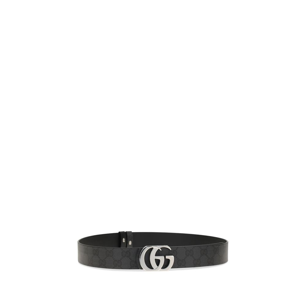 Cinturón Gucci de algodón negro