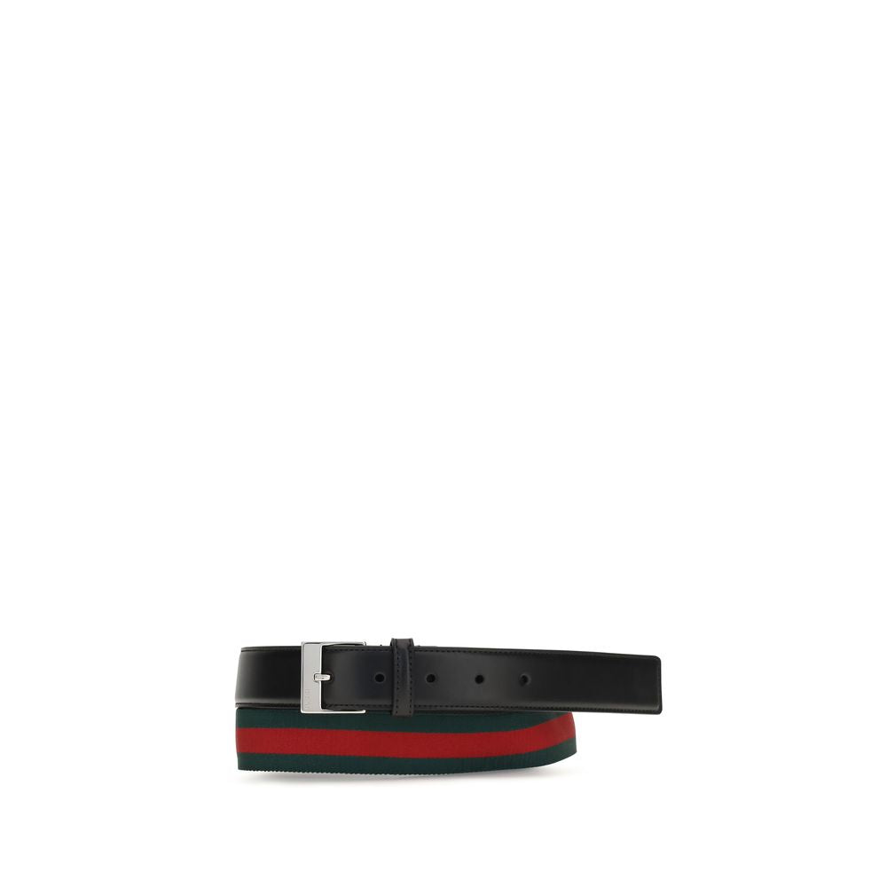 Gucci Black Bos Taurus Calfskin Regular Belt