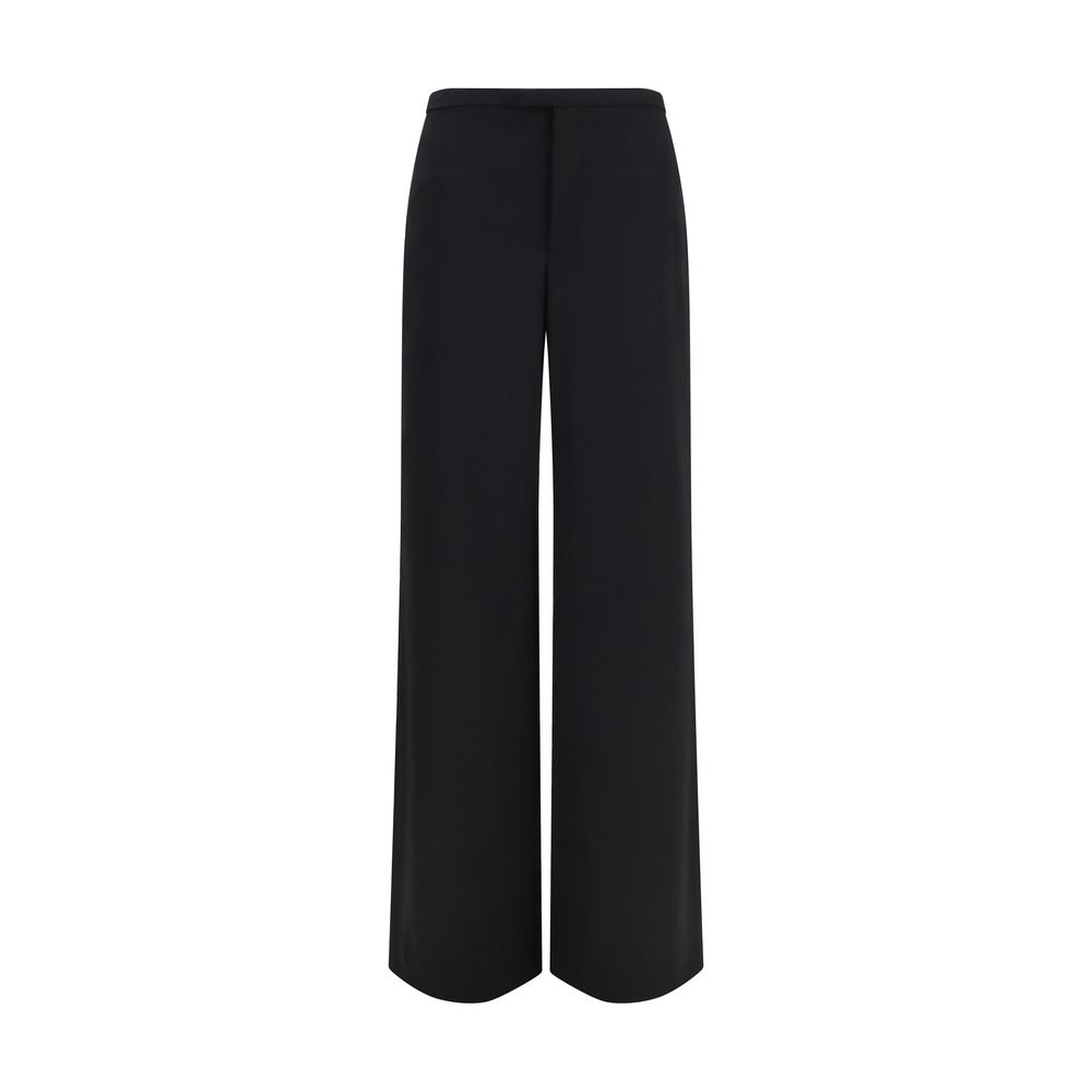 Pantalon décontracté en laine noire Gucci Oves Aries