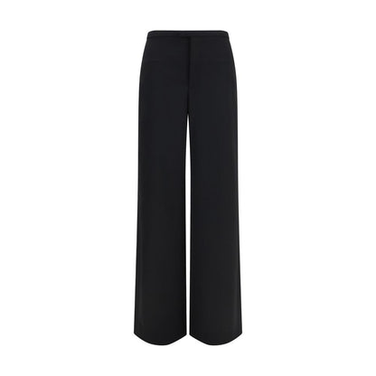 Pantalon décontracté en laine noire Gucci Oves Aries