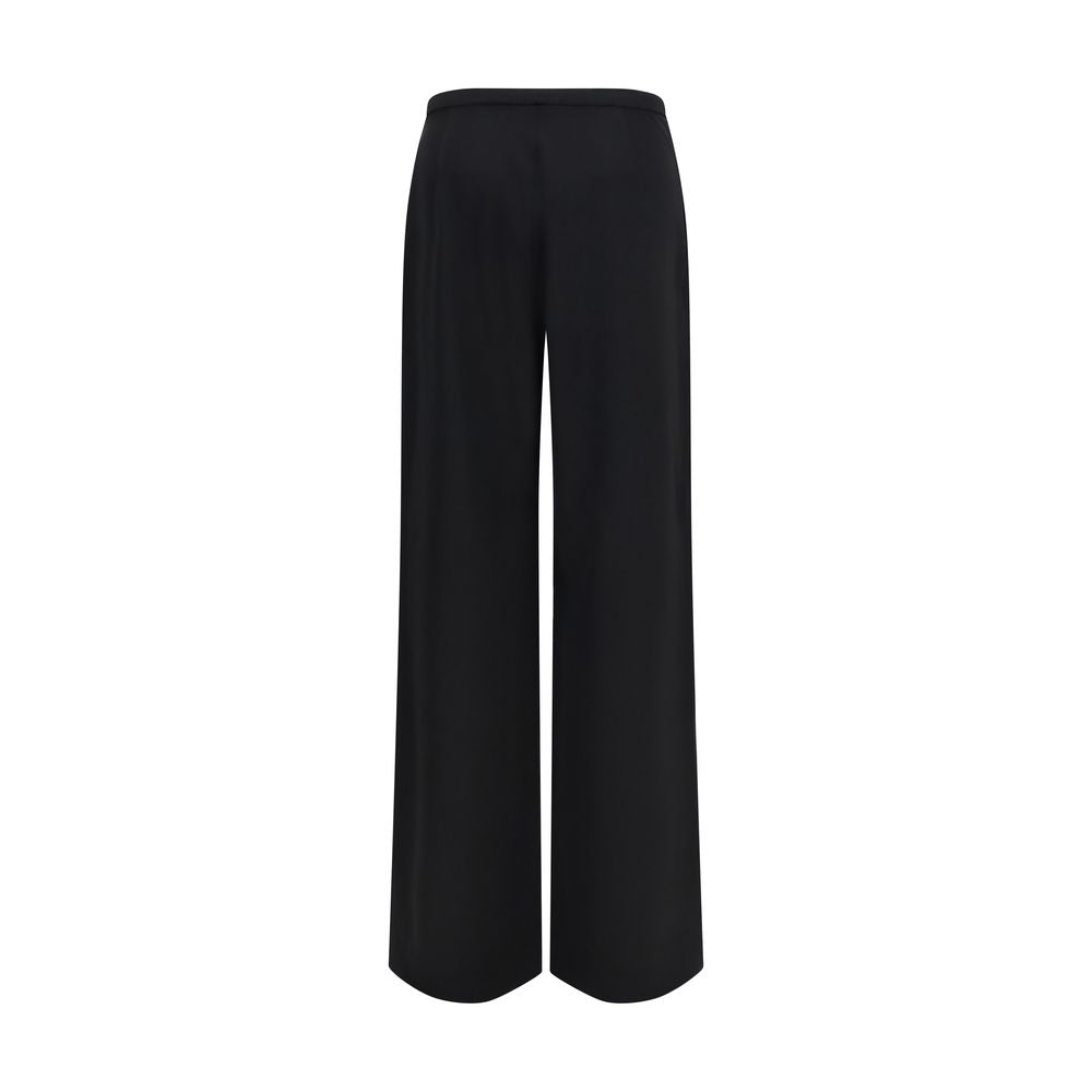 Pantalon décontracté en laine noire Gucci Oves Aries