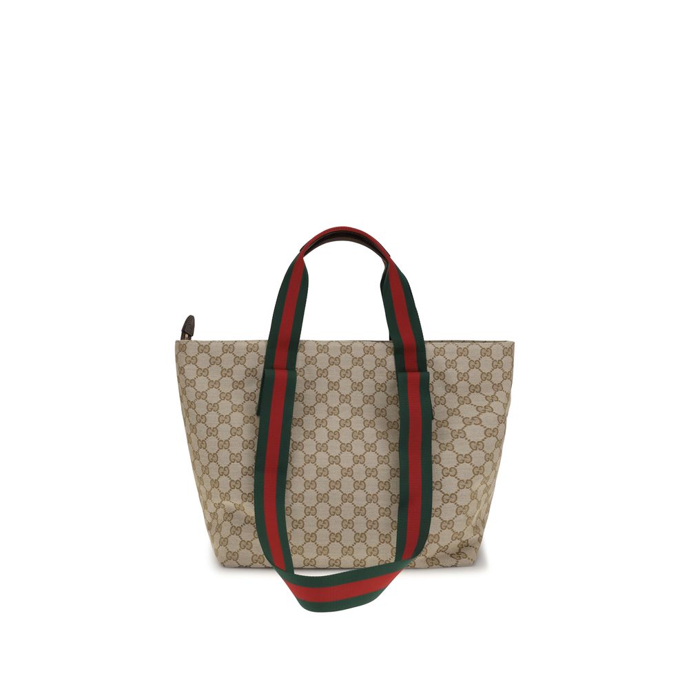 Sac bandoulière Gucci en polyester beige