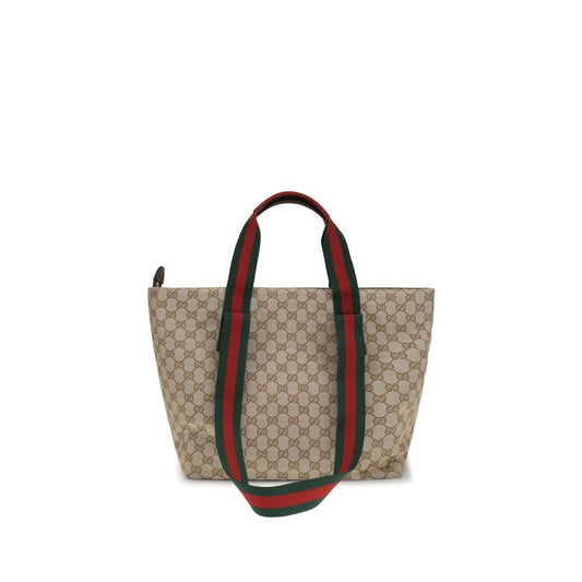 Bolso de Hombro Gucci de Poliéster Beige