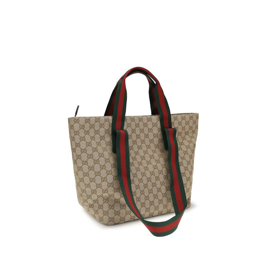 Bolso de Hombro Gucci de Poliéster Beige