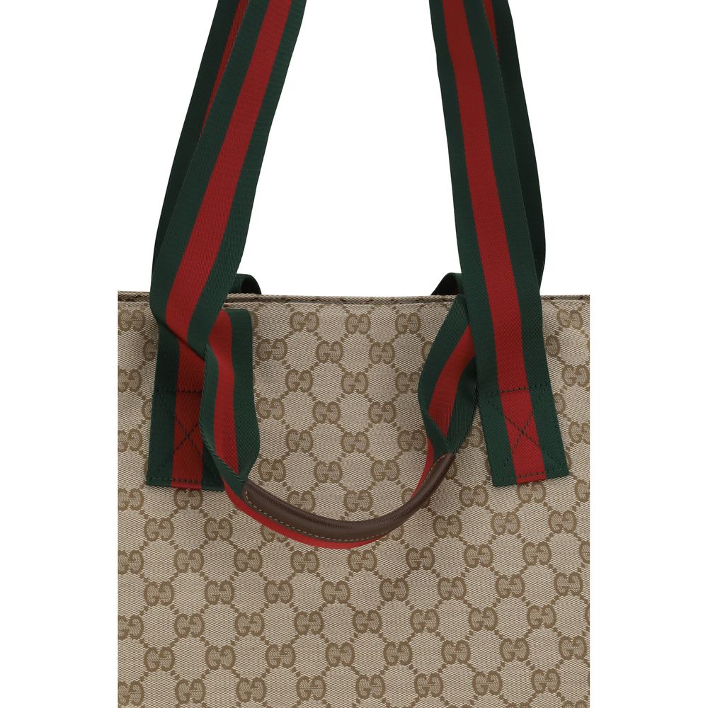 Sac bandoulière Gucci en polyester beige