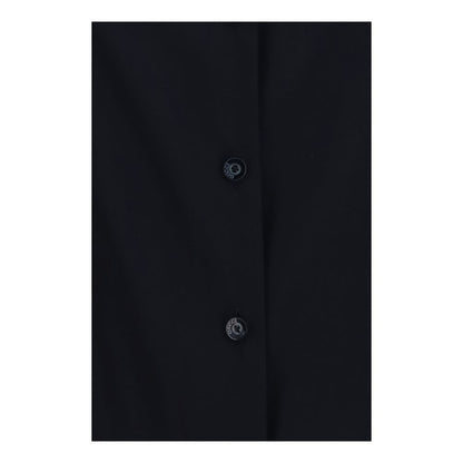 Chemise en Soie Noire à Motifs Gucci