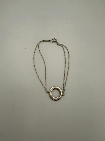 Tiffany & Co. Bracelet à Double Chaîne en Argent pour Femme