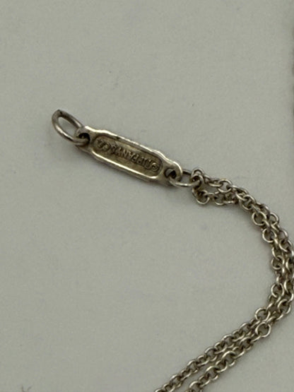 Tiffany & Co. Bracelet à Double Chaîne en Argent pour Femme