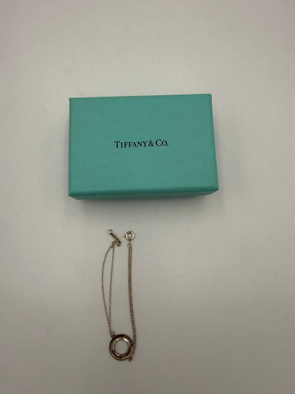 Tiffany & Co. Bracelet à Double Chaîne en Argent pour Femme