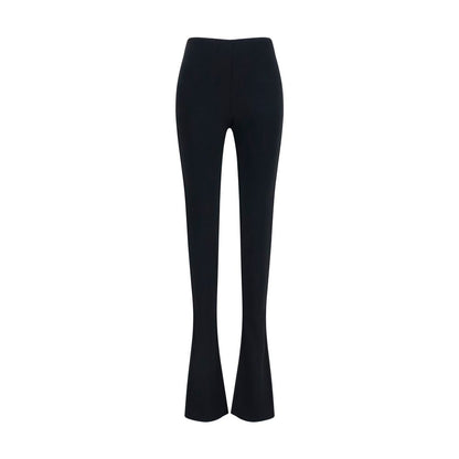 Gucci Black Viscose Flared Trousers