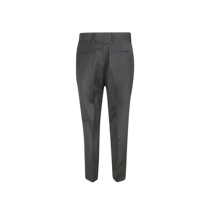 Prada Wool and Mohair Trousers With Belt Loops
