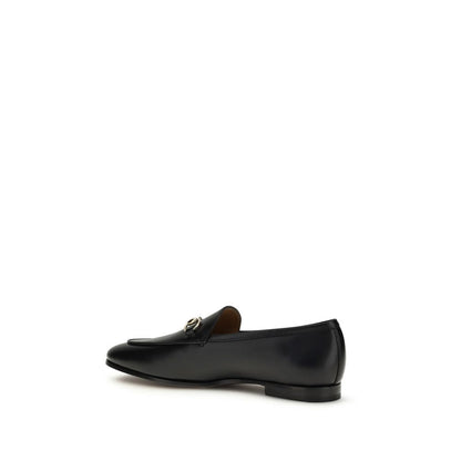 Mocasines sin cordones Gucci de piel de becerro negra Bos Taurus