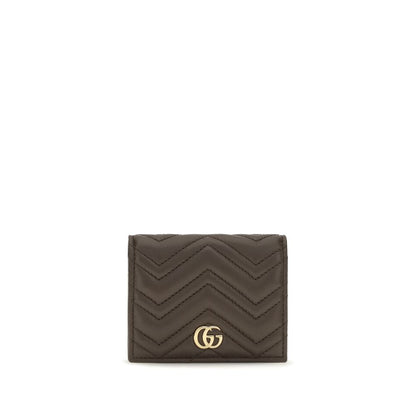 Portefeuille Gucci en cuir de veau marron - Modèle Bos Taurus